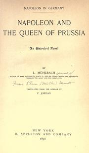 Front cover of Napoleon and the Queen of Prussia by Luise Mühlbach