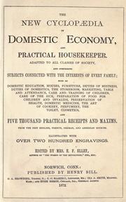 Front cover of The new cyclopædia of domestic economy, and practical housekeeper by E. F. Ellet