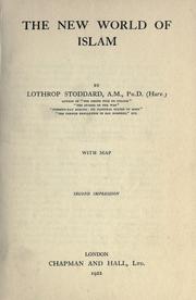 Front cover of The new world of Islam by Stoddard, Theodore, Lothrop