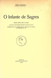 Front cover of O infante de Sagres by Jaime Cortesão