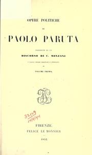 Front cover of Opere politiche by Niccolò Machiavelli