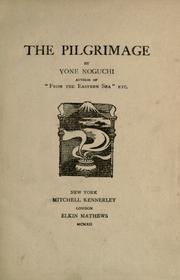 Cover of The pilgrimage by Yoné Noguchi