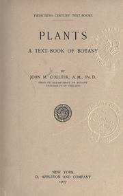 Cover of Plants by John Merle Coulter