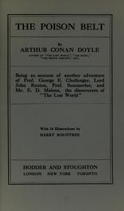Front cover of The Poison Belt by Arthur Conan Doyle