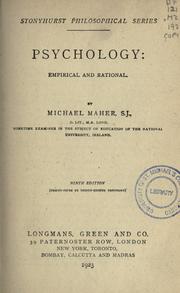 Cover of Psychology by Maher, Michael