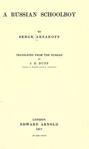 Front cover of Vospominanii︠a︡ by S. T. Aksakov