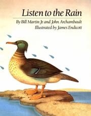 Front cover of Listen to the rain by Bill Martin Jr.
