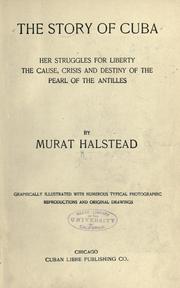 Front cover of The story of Cuba by Murat Halstead