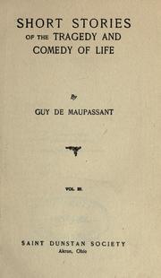 Front cover of [The  life work of Henri René Guy de Maupassant] by Guy de Maupassant