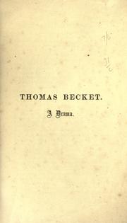 Cover of Thomas Becket by Unknown