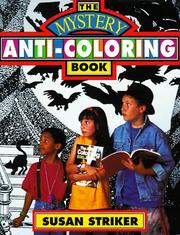 Front cover of The Mystery Anti-Coloring Book by Susan Striker