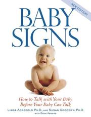 Cover of Baby signs by Linda P. Acredolo