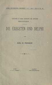 Front cover of Vorstudien zu einer Geschichte der attischen Sakralgesetzgebung by Axel Waldemar Persson