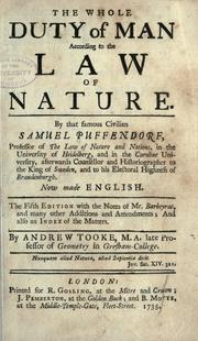 Cover of De officio hominis et civis by Samuel Freiherr von Pufendorf