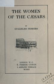Front cover of The women of the Ceasars by Guglielmo Ferrero