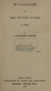 Cover of Wyandotté by James Fenimore Cooper