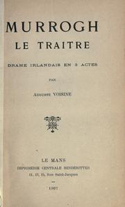 Cover of Murrough le traitre by Auguste Voisine