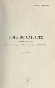 Front cover of Poil de carotte by Renard, Jules
