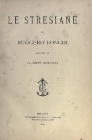 Cover of Le Stresiane by Ruggiero Bonghi