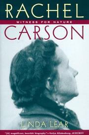 Cover of Rachel Carson by Linda Lear