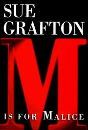 Cover of "M" is for Malice by Sue Grafton