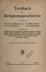 Cover of Textbuch zur Religionsgeschichte by Edvard Lehmann