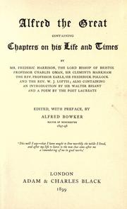 Cover of Alfred the Great by Alfred Bowker