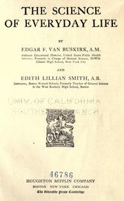 Cover of The science of everyday life by Edgar Flandreau Van Buskirk