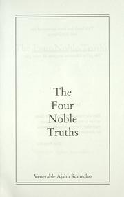 Cover of The four noble truths by Sumedho Bhikkhu.