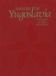 Front cover of History of Yugoslavia by Vladimir Dedijer