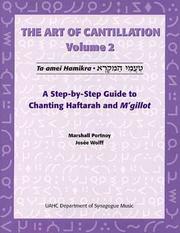 Cover of The art of cantillation volume 2 by Marshall Portnoy