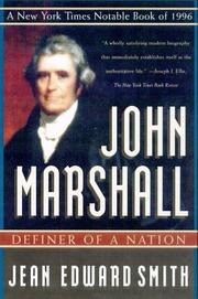 Cover of John Marshall by Jean Edward Smith