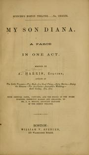 Cover of My son Diana by Harris, A.
