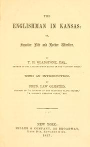 Front cover of The Englishman in Kansas by Thomas H. Gladstone