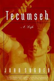 Cover of Tecumseh by John Sugden