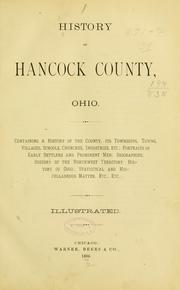 Cover of History of Hancock County, Ohio by Robert C. Brown