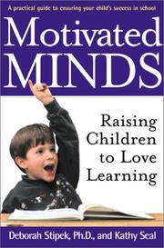 Cover of Motivated minds by Deborah J. Stipek