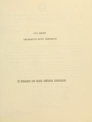 Front cover of 1975 report by North Carolina. Legislative Study Commission to Evaluate the State Textbook Commission.
