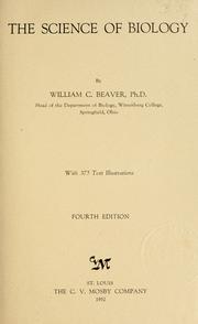 Front cover of The science of biology by William C. Beaver