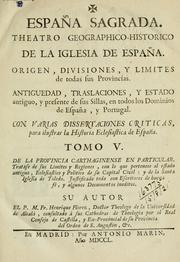Cover of España sagrada by Enrique Flórez