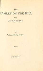 Cover of The hamlet on the hill by William Henry Phipps
