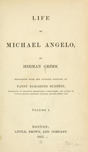 Cover of Leben Michelangelos by Herman Friedrich Grimm