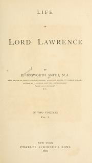 Cover of Life of Lord Lawrence by R. Bosworth Smith