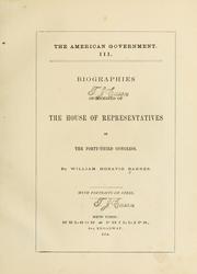 Front cover of The American government by William Horatio Barnes