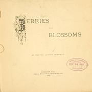 Front cover of Berries and blossoms by Martha Lavinia Hoffman