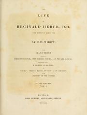 Front cover of The life of Reginald Heber by Reginald Heber