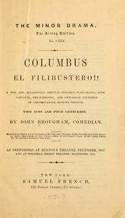 Cover of Columbus el filibustero!! by John Brougham