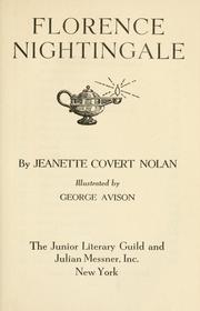 Cover of Florence Nightingale by Jeannette Covert Nolan