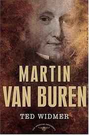 Cover of Martin Van Buren by Edward L. Widmer