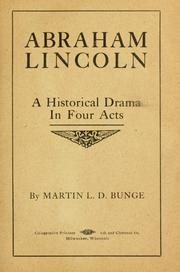 Front cover of Abraham Lincoln by Martin L. Bunge